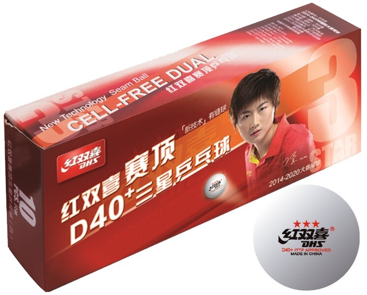 DHS D40+ *** ITTF verseny pingponglabda 10 db