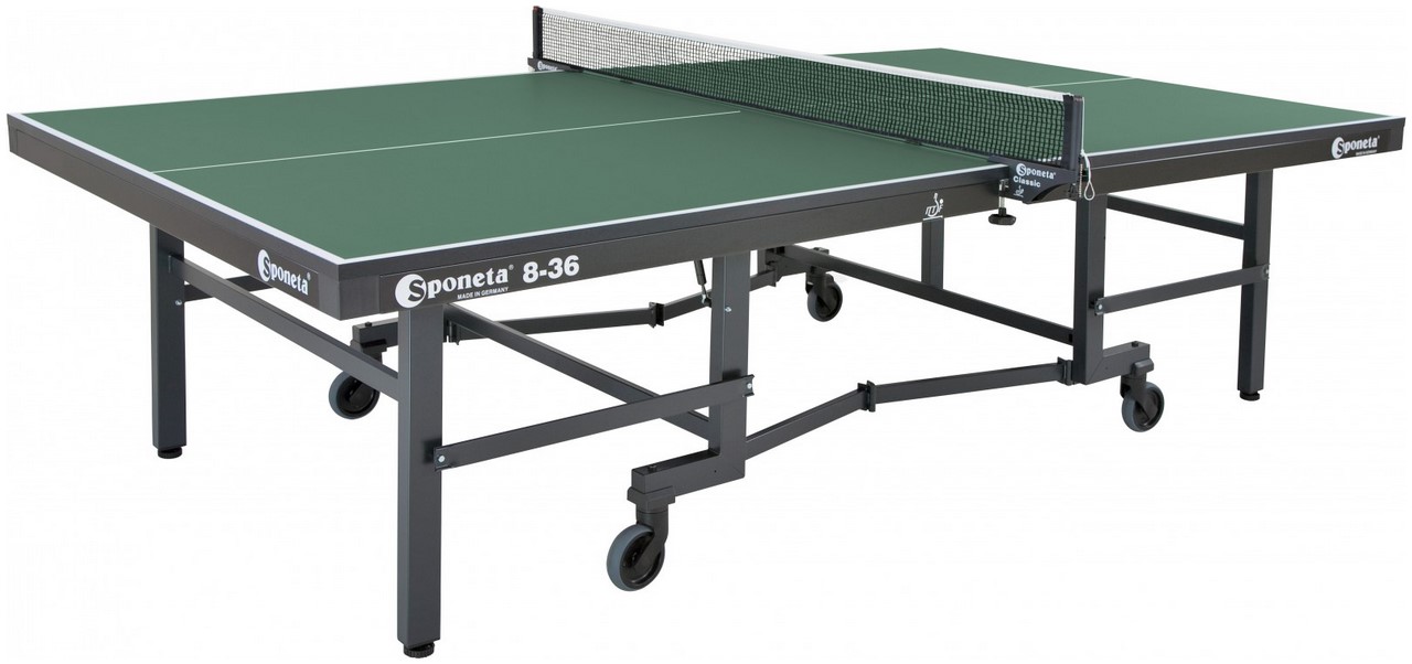 Sponeta S8-36 ITTF SUPER verseny pingpongasztal zöld